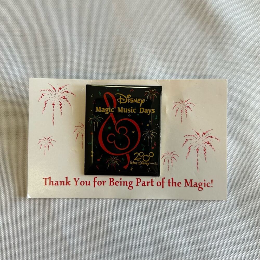 Disney Magic Music Days 2000 Walt Disney World Pin